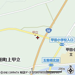 広島県安芸高田市甲田町上甲立636周辺の地図