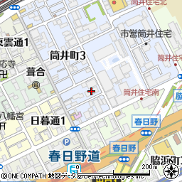 コスモシティ三宮東周辺の地図