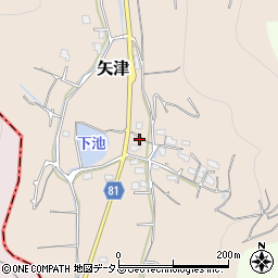 岡山県岡山市東区矢津1580周辺の地図