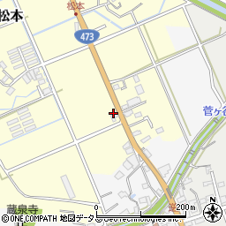 静岡県牧之原市松本56周辺の地図