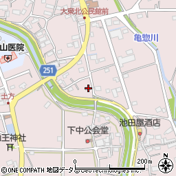 静岡県掛川市下土方217周辺の地図