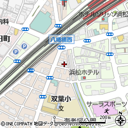 佐鳴予備校　浜松駅前校高校部周辺の地図