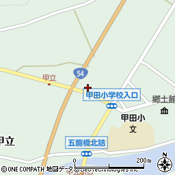 広島県安芸高田市甲田町上甲立484周辺の地図