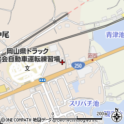 岡山県岡山市東区中尾390周辺の地図