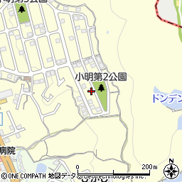 奈良県生駒市小明町2123周辺の地図