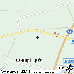 広島県安芸高田市甲田町上甲立648周辺の地図