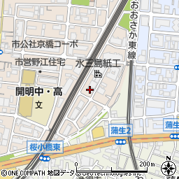 エスポアール京橋２番館周辺の地図