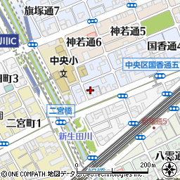 兵庫県神戸市中央区国香通6丁目2-15周辺の地図