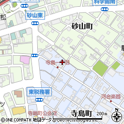静岡県浜松市中央区寺島町377周辺の地図