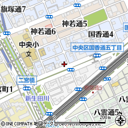 兵庫県神戸市中央区国香通6丁目1-2周辺の地図