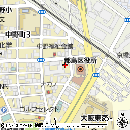 シェル石油大阪発売所　都島オートガスステーション周辺の地図