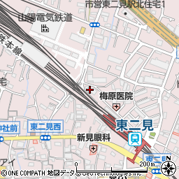 兵庫県明石市二見町東二見874周辺の地図