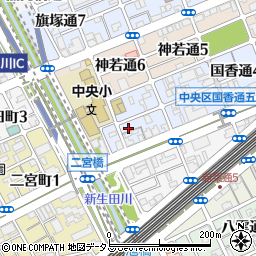 兵庫県神戸市中央区国香通6丁目2-7周辺の地図