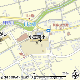 菊川市立小笠東小学校周辺の地図