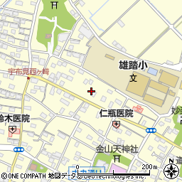 静岡県浜松市中央区雄踏町宇布見7876周辺の地図