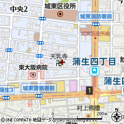 甘強酒造株式会社大阪営業所周辺の地図
