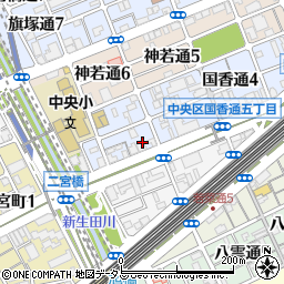 兵庫県神戸市中央区国香通6丁目1周辺の地図