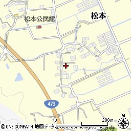 静岡県牧之原市松本509-1周辺の地図