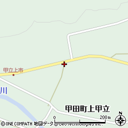 広島県安芸高田市甲田町上甲立853-1周辺の地図