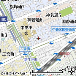 兵庫県神戸市中央区国香通6丁目2-11周辺の地図