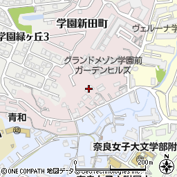 奈良県奈良市学園新田町3032周辺の地図