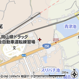 岡山県岡山市東区中尾442-3周辺の地図