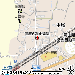 澤原内科小児科医院周辺の地図