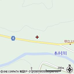 広島県安芸高田市甲田町上甲立990-1周辺の地図