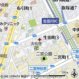 ポルト新神戸周辺の地図