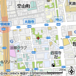 大阪府大阪市北区太融寺町周辺の地図