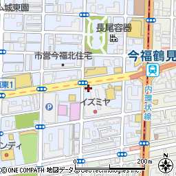 池田泉州銀行城東支店周辺の地図