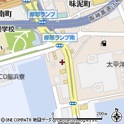 じゅうじゅうカルビ 神戸摩耶ランプ店周辺の地図