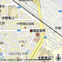 シェル石油大阪発売所都島オートガスステーション周辺の地図