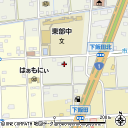 静岡県浜松市中央区飯田町1044周辺の地図