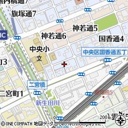 兵庫県神戸市中央区国香通6丁目1-10周辺の地図