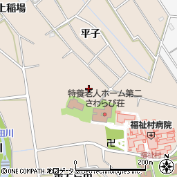 愛知県豊橋市野依町山中周辺の地図