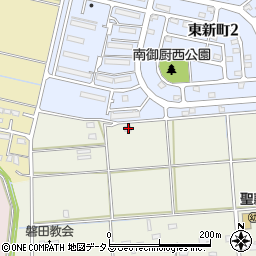 静岡県磐田市東新屋157-1周辺の地図