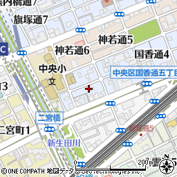 兵庫県神戸市中央区国香通6丁目1-9周辺の地図
