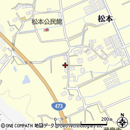 静岡県牧之原市松本582-1周辺の地図