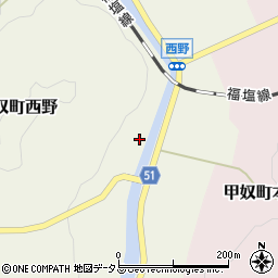 広島県三次市甲奴町西野202周辺の地図