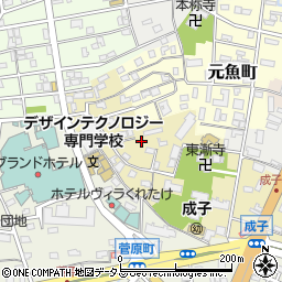 静岡県浜松市中央区成子町189周辺の地図