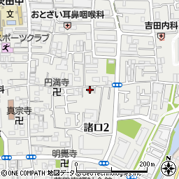 鶴見諸口郵便局周辺の地図