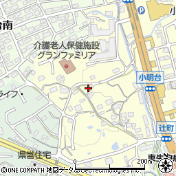 奈良県生駒市小明町1380周辺の地図