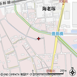 静岡県磐田市豊島周辺の地図