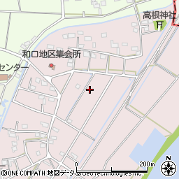 静岡県磐田市和口周辺の地図
