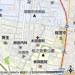 高橋ドライクリーニング京橋店周辺の地図