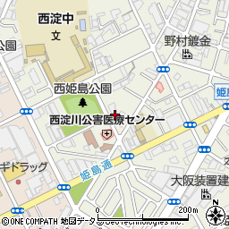 姫島第二住宅周辺の地図