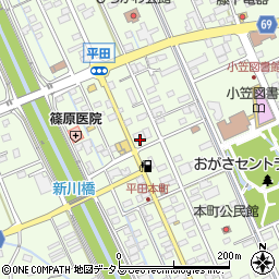 島田掛川信用金庫小笠支店周辺の地図