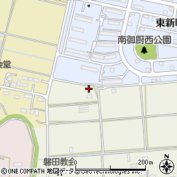 静岡県磐田市東新屋13周辺の地図