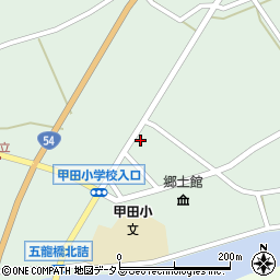 広島県安芸高田市甲田町上甲立382周辺の地図